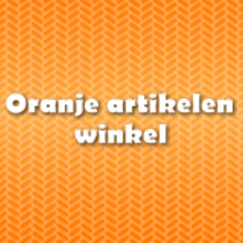 Oranje-artikelen-winkel